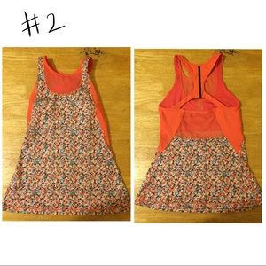 Lululemon pink floral top size 4
